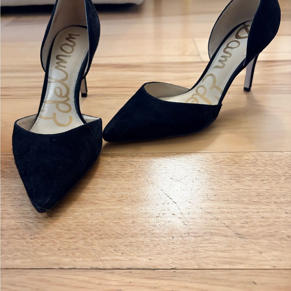 Sam Edelman Black Pointed Toe Heels